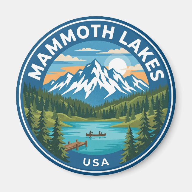 Íman Mammoth Lakes EUA (Frente)