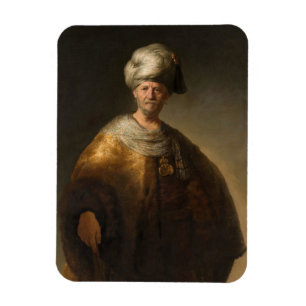 Íman Man in Oriental Costume, por Rembrandt van Rijn