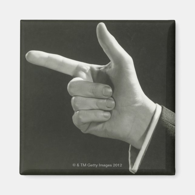 Íman Man Pointing (Frente)