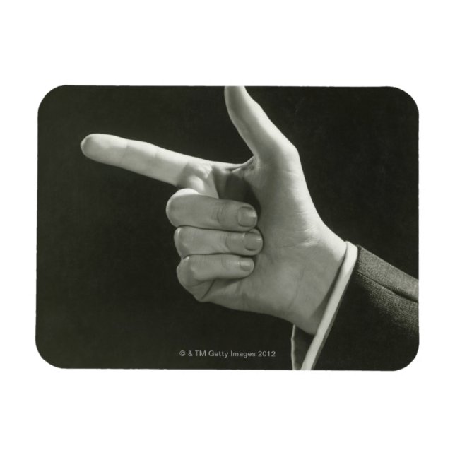 Íman Man Pointing (Horizontal)