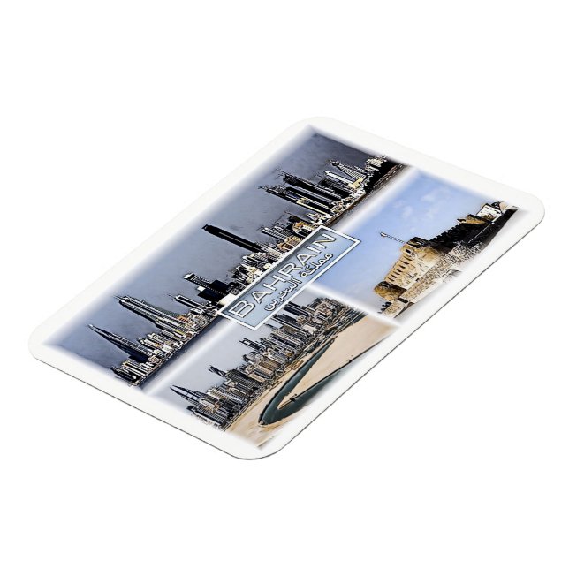 Íman Manama - Bahrein - Mosaico - Magnet (Left Side)