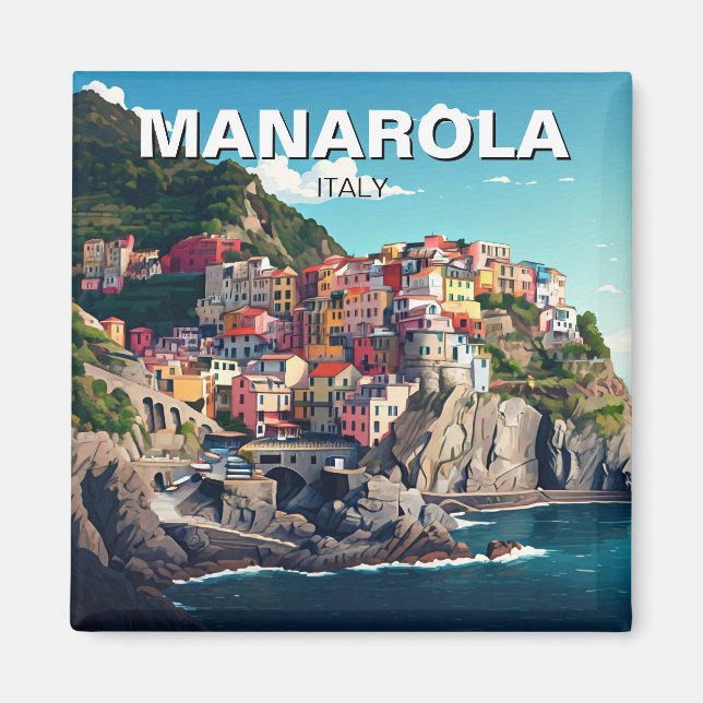 Íman Manarola, Cinqua Terra Magnet (Frente)