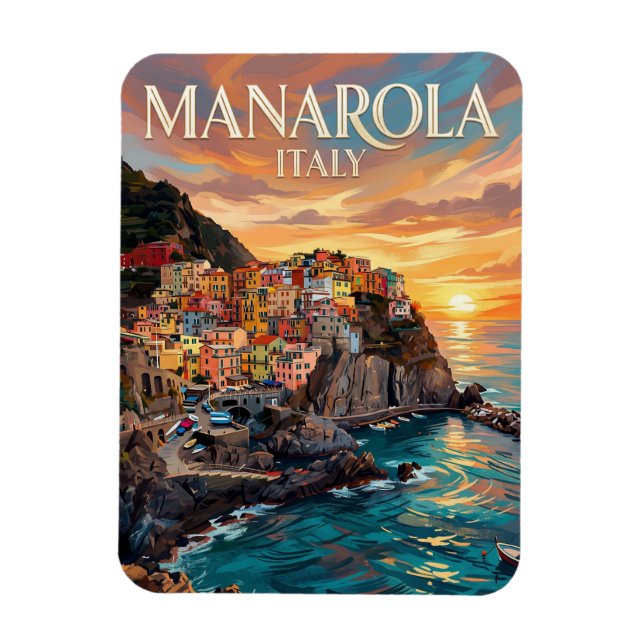 Íman Manarola Itália (Vertical)