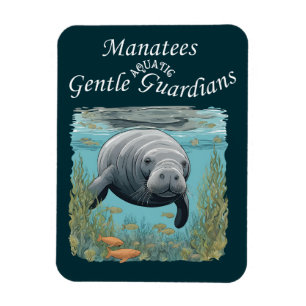Íman Manatees Gentle Aquatic Guardians
