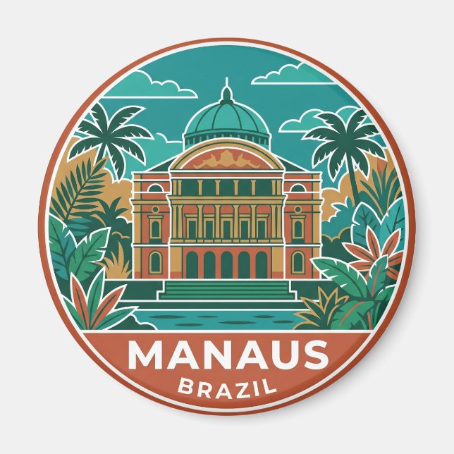 Íman Manaus Brasil (Frente)