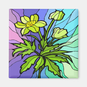 Íman Mancha de vidro margarida