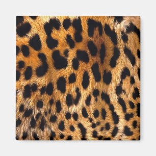 Íman Manchas-leopardo Black Brown Wild Animal Fine Art