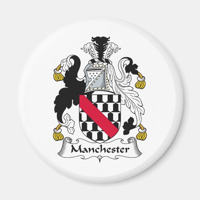 Íman Manchester Family Crest (Frente)