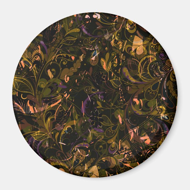 Íman Mandala Abstrata 5 (Frente)