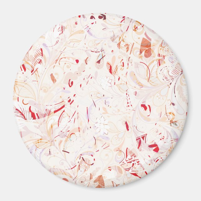 Íman Mandala Abstrato 7 (Frente)