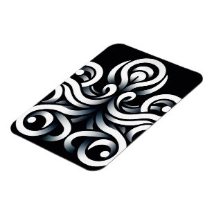 Íman Mandala Abstrato Geométrico Sagrado Zen Minimalist