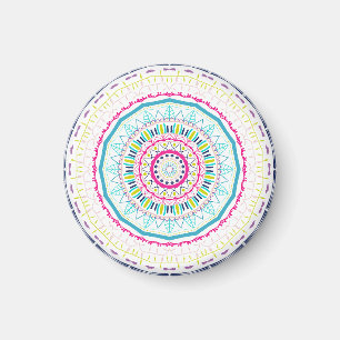 Íman mandala colorida