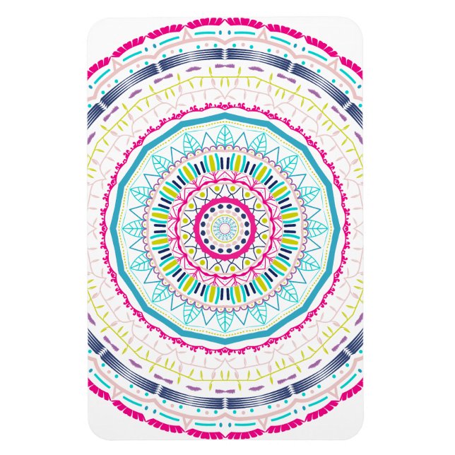 Íman mandala colorida (Vertical)