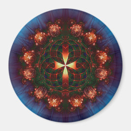 Íman Mandala da Cruz Ornamentada