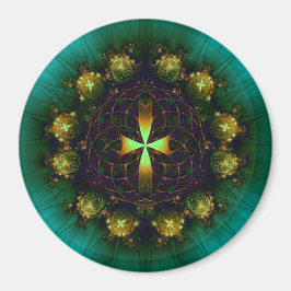 Íman Mandala da Cruz Verde