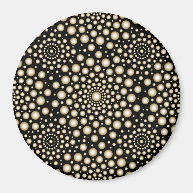 Íman Mandala de Círculos (Frente)