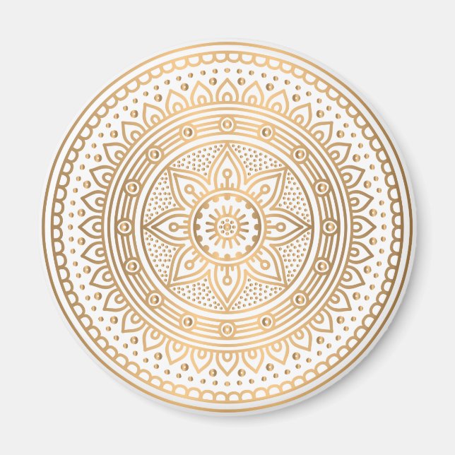 Íman Mandala de Luxo 1 (Frente)