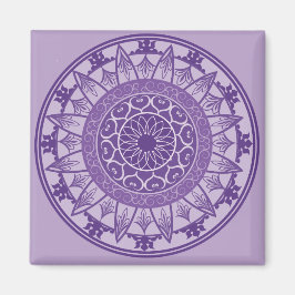 Íman Mandala em roxo