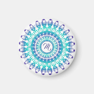 Íman Mandala étnica. monograma.