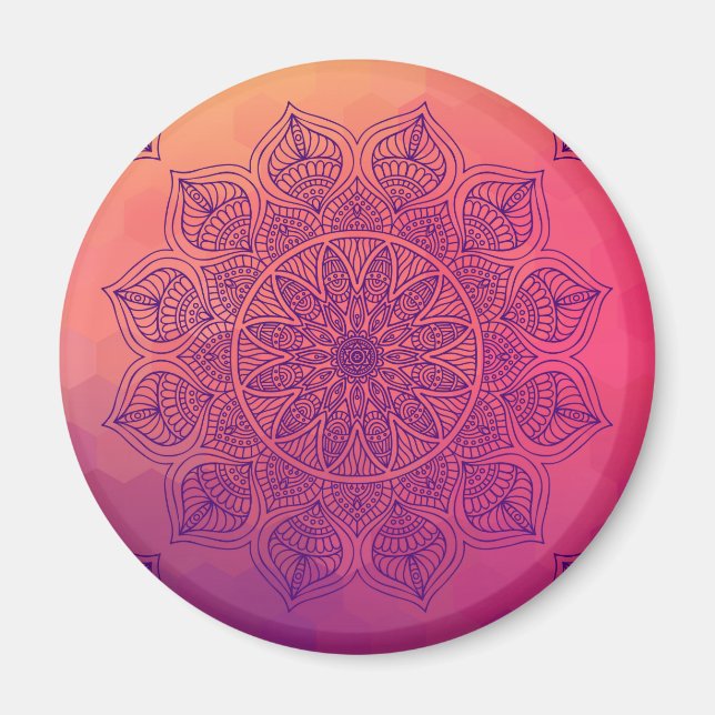 Íman Mandala feliz (Frente)