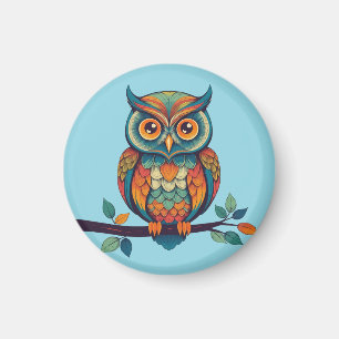 Íman Mandala Owl