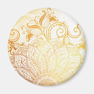 Íman Mandala - pincel de Ouro