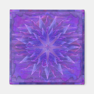 Íman Mandala roxa da estrela