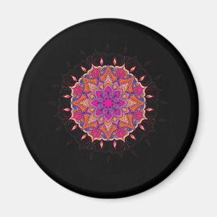Íman Mandala Sacred Geometry Prana Art Yoga Mantra Om