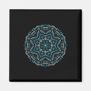 Íman Mandalas de Meditação - Mandala de Yoga _1
