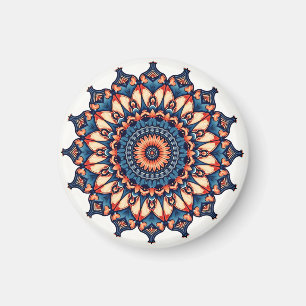 Íman Mandalas sobre branco