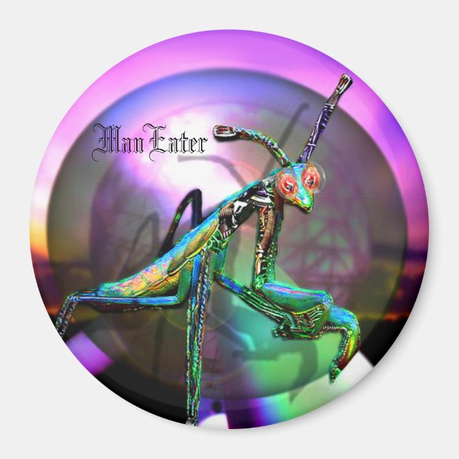 Íman ManEater Personalizável (Frente)