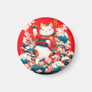 Íman Maneki-Neko, Gato Sortudo Japonês