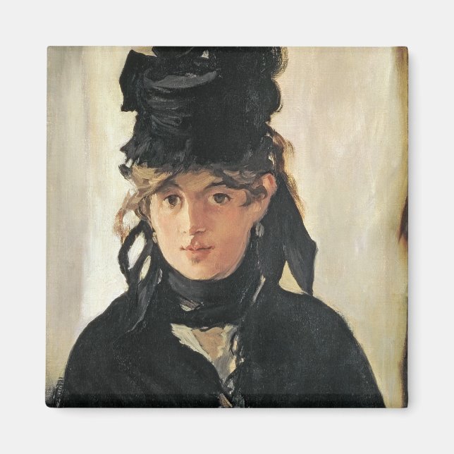 Íman Manet | Berthe Morisot com Buquê de Violetas (Frente)