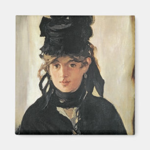 Íman Manet   Berthe Morisot com um buquê das violetas