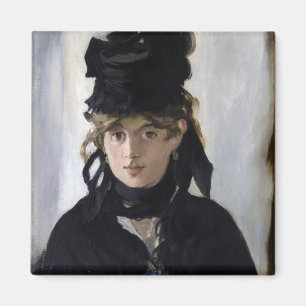 Íman Manet - Berthe Morisot com um buquê de violetas
