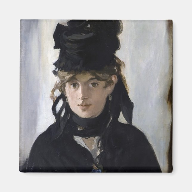 Íman Manet - Berthe Morisot com um buquê de violetas (Frente)