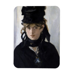 Íman Manet - Berthe Morisot com um buquê de violetas