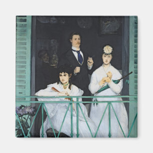Íman Manet o balcão, 1868-9