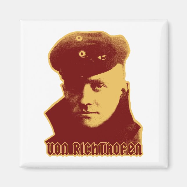 Íman Manfred Von Richthofen - cor (Frente)