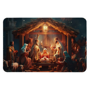 Íman Manger Scene Magnet