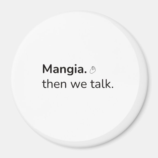 Íman Mangia Magnet (Frente)