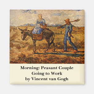 Íman Manhã, Casal de Camponeses por Vincent van Gogh