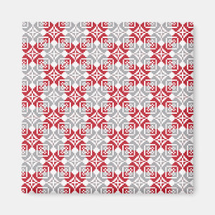 Íman Manhã da Letónia - Padrão geométrico III do SU