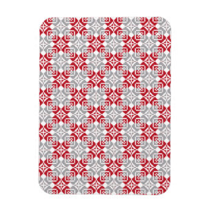 Íman Manhã da Letónia - Padrão geométrico III do SU