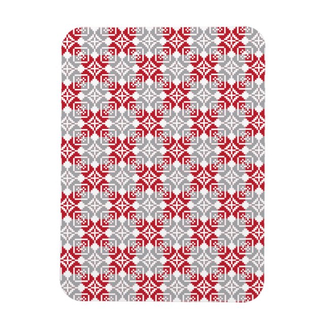 Íman Manhã da Letónia - Padrão geométrico III do SUN (Vertical)