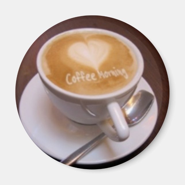 Íman manhã de café (Frente)