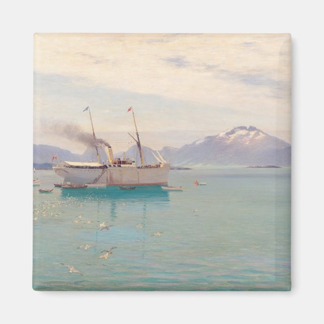 Íman Manhã de Verão em Molde, 1892 (Frente)