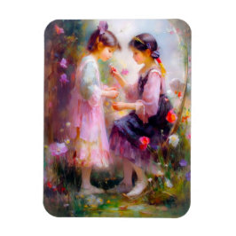 Íman Manhã em um Jardim