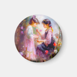 Íman Manhã em um Jardim