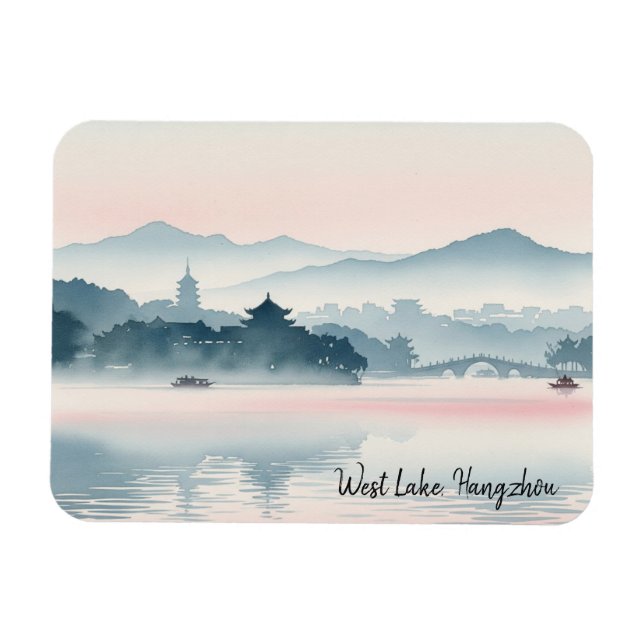 Íman Manhã Inicial Hangzhou West Lake Hangzhou (Horizontal)